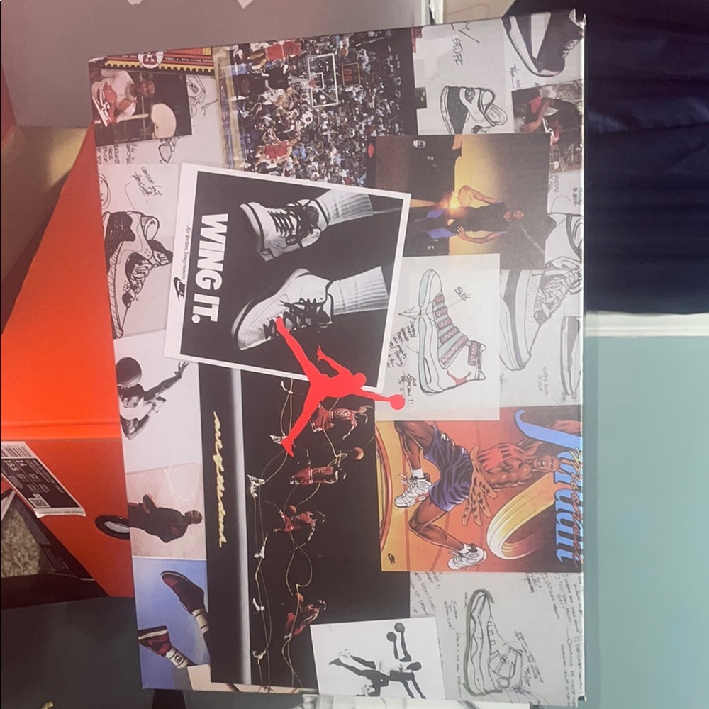 Air Jordan Collage Shoe Box